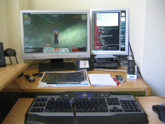dwa monitory